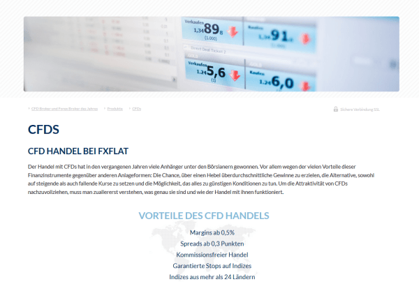 Infos zum CFD-Handel bei FXFlat