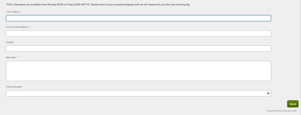 Kontaktformular als Live-Chat-Ersatz
