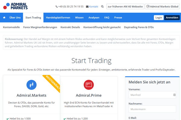 Forex demokonto ohne anmeldung