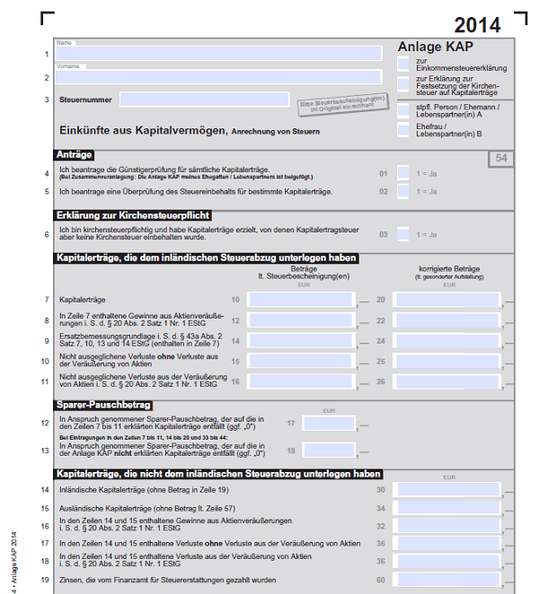 Abgeltungssteuer auf Gewinne aus binären Optionen