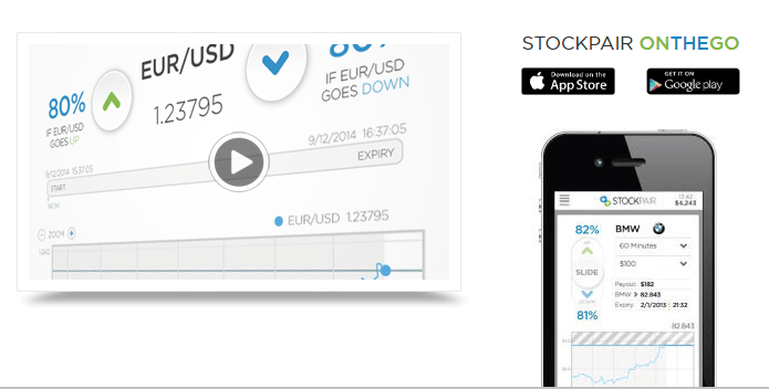 stockpair mobiler handel