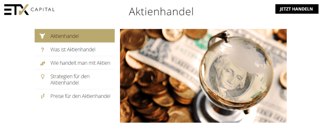 etx capital aktienhandel