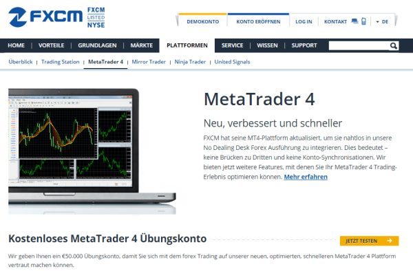 FXCM MetaTrader 4