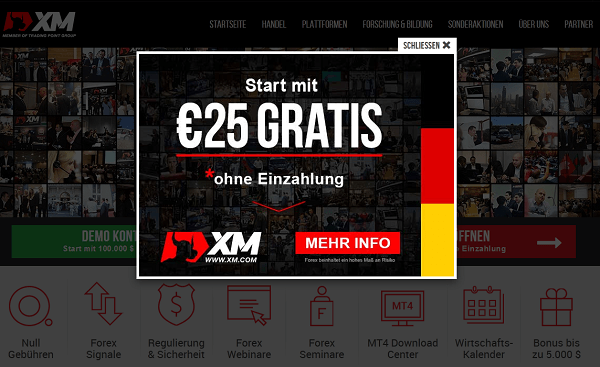 XM.com Bonus Einzahlung