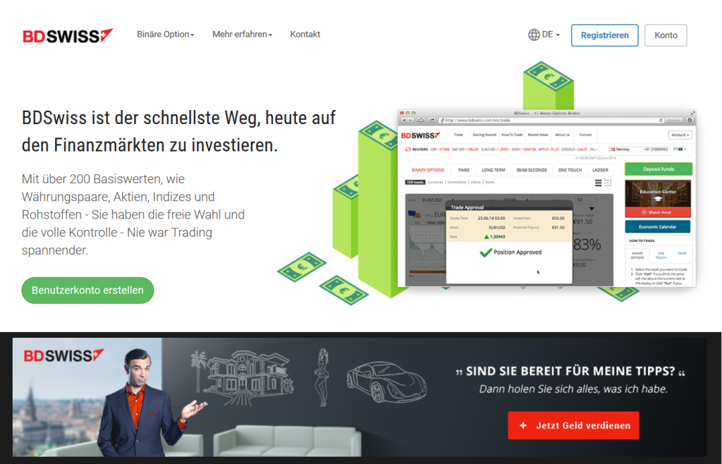 BDSwiss überzeugte im Vergleich