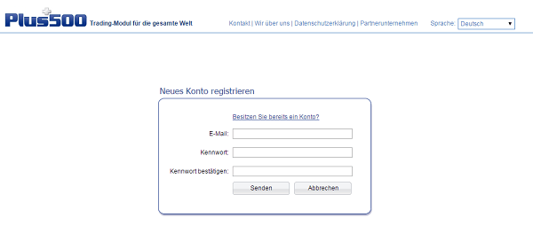 Das Demokonto bei Plus500