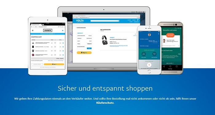 PayPal sichere Zahlungen