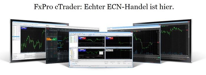 Der Anbieter FxPro setzt auf die cTrader Plattform