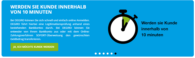 Degiro Kontoeröffnung