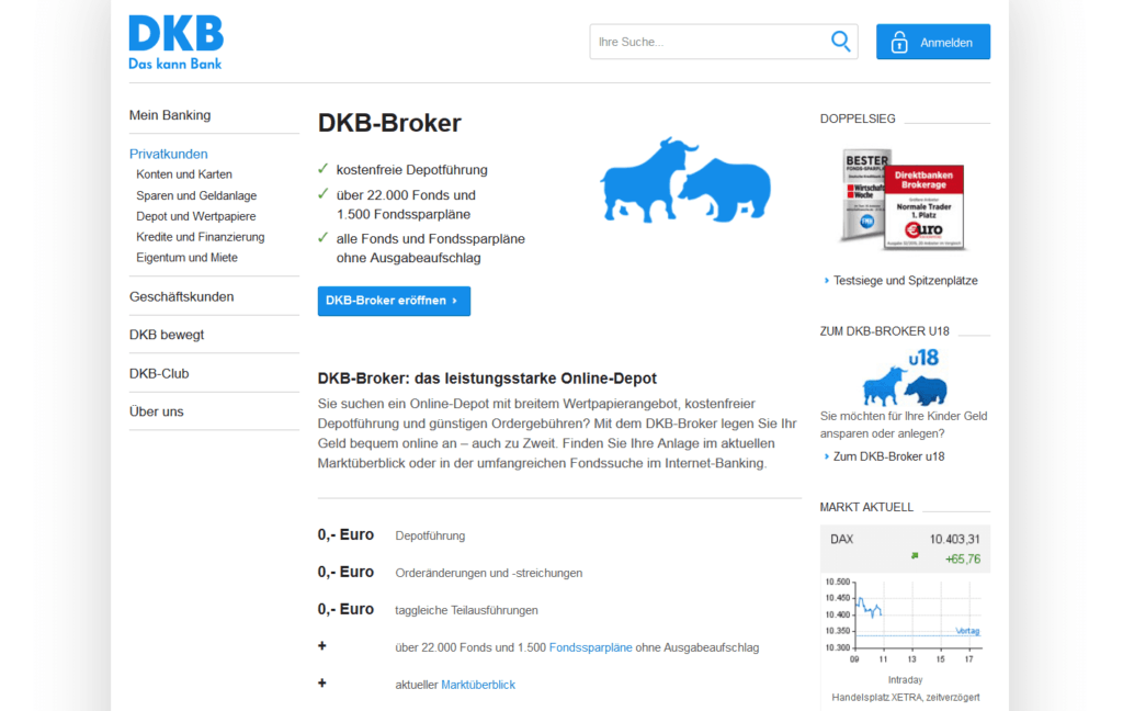 DKB Bank Depot Erfahrungen