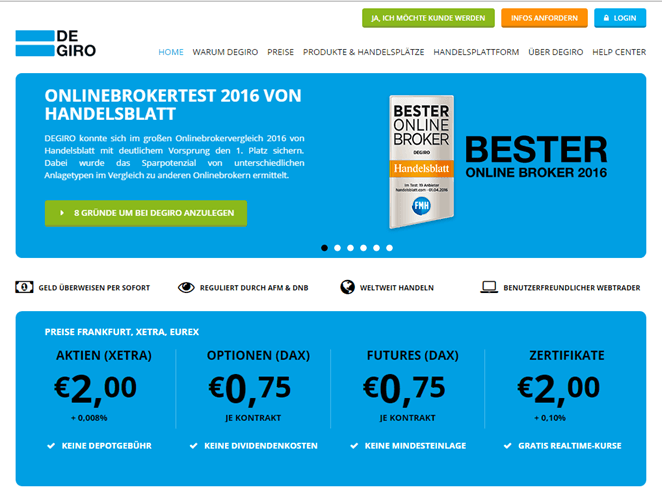 DeGiro Depot Erfahrungen