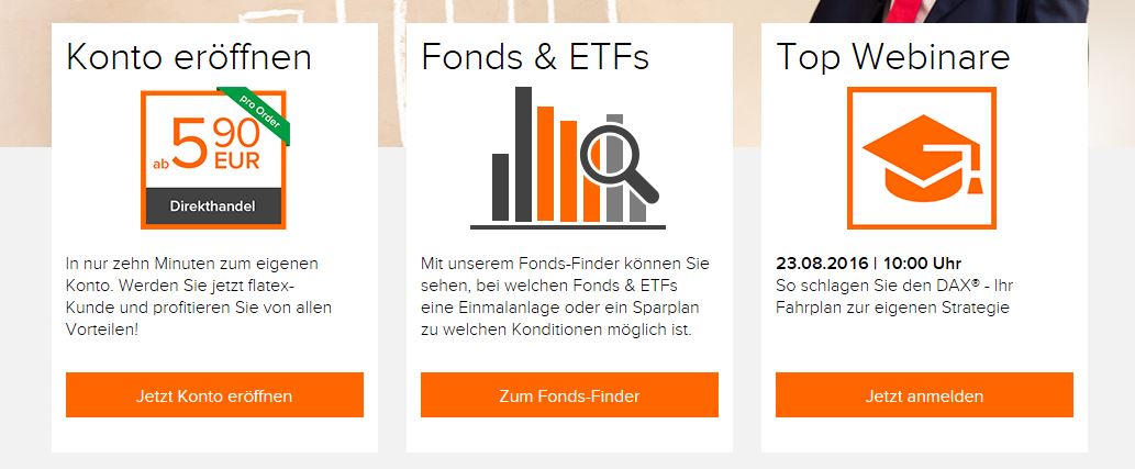 flatex hält viele Vorteile bereit