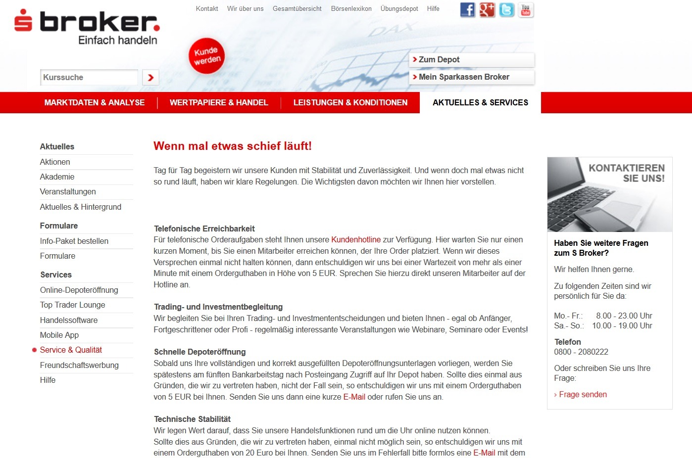 Sparkassen Broker Depot Kosten 2019 Gebühren Preise Im Test
