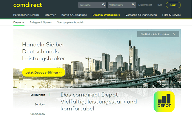 comdirect Wertpapierdepot