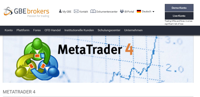 GBE brokers Handelsplattform