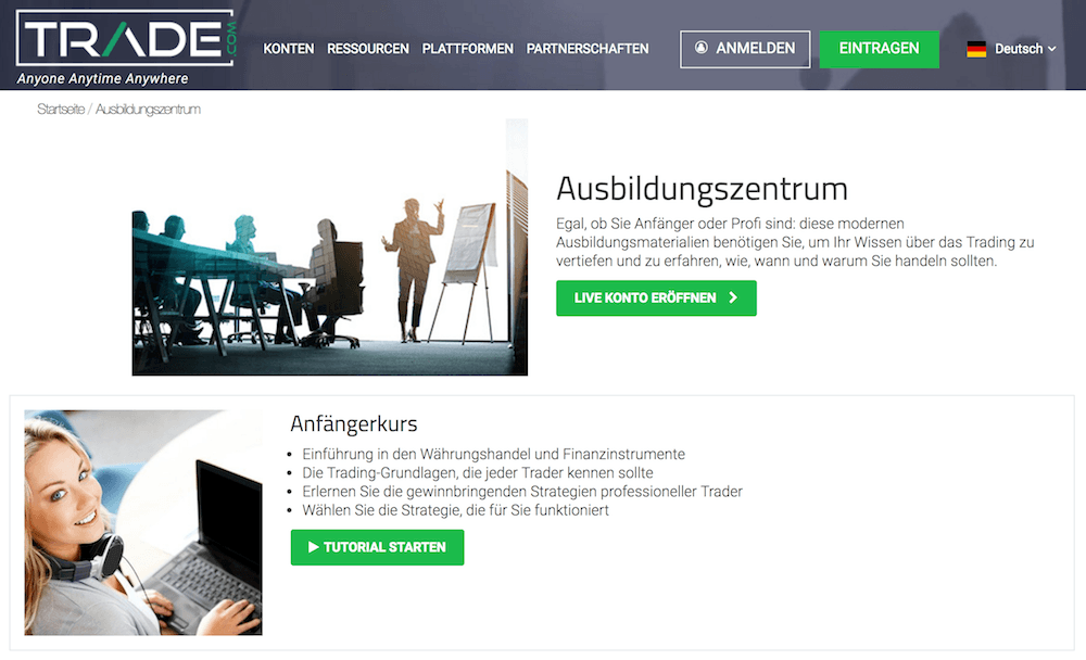 Trade.com Ausbildungszentrum