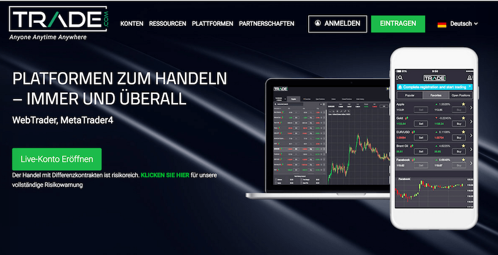 Trade.com mobile