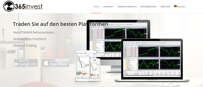 365invest Handelsplattform