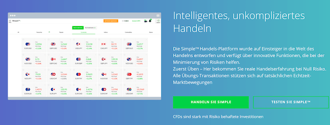 invest.com Simple-Handelsplattform