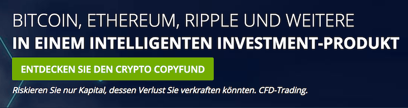 eToro hält Bitcoin, Ripple, Ethereum & Co. bereit