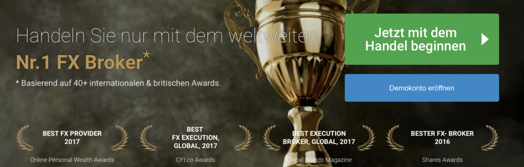 FxPro ist weltbekannt und wurde mehrfach ausgezeichnet