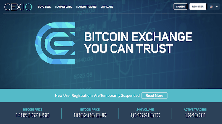 CEX.io Krypto Börse