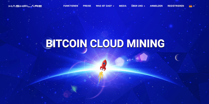 HashFlare Mining Webseite