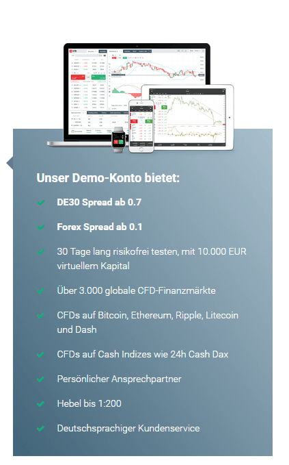 XTB Demokonto Überblick