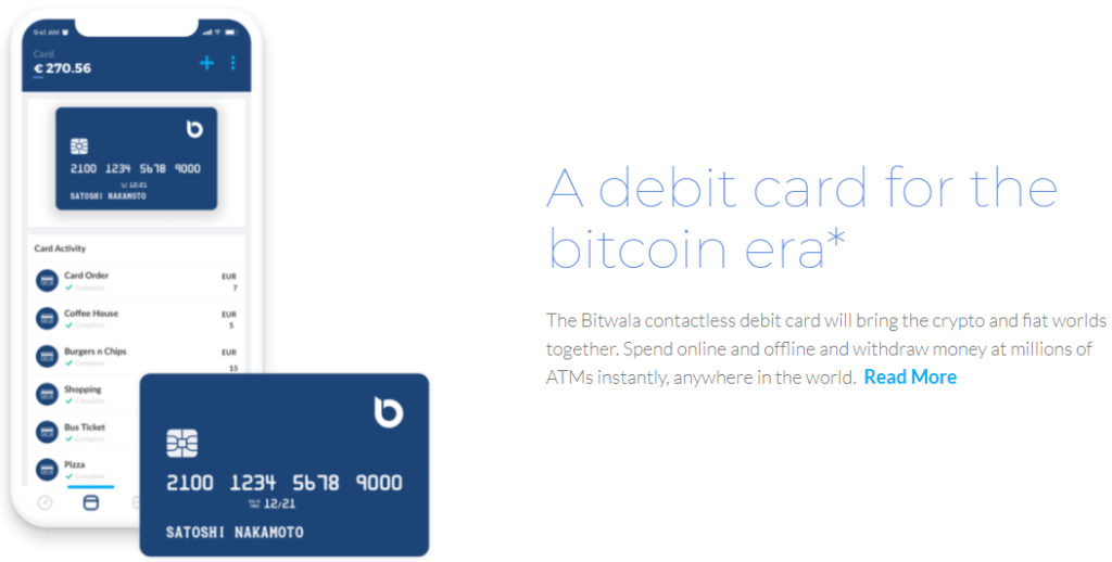 Bitwala Krypto Kreditkarte