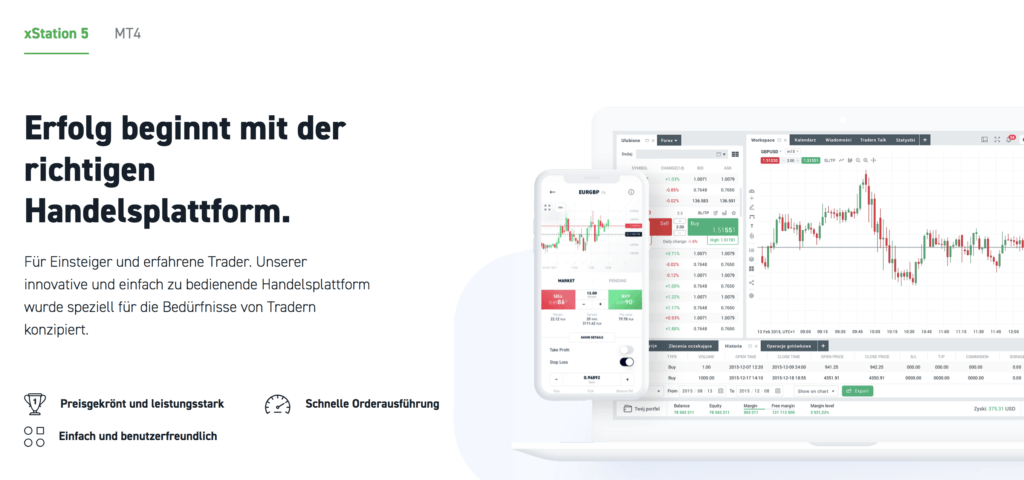 Sowohl für erfahrene Trader, als auch Einsteiger stehen leistungsstarke Handelsplattformen zur Verfügung