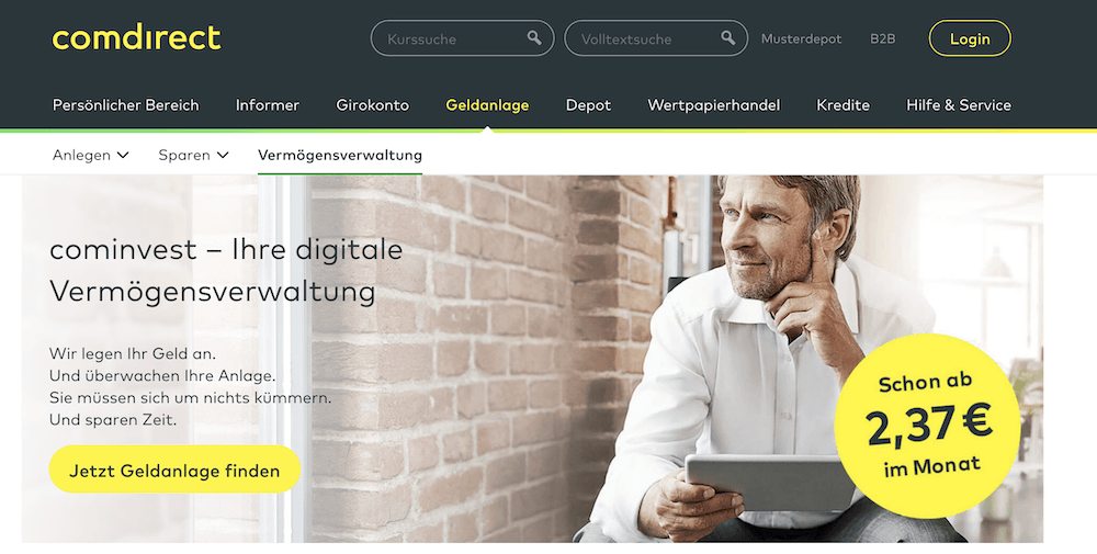 cominvest Vermögensverwaltung comdirect