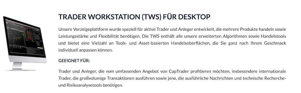 CapTrader Trader Workstation