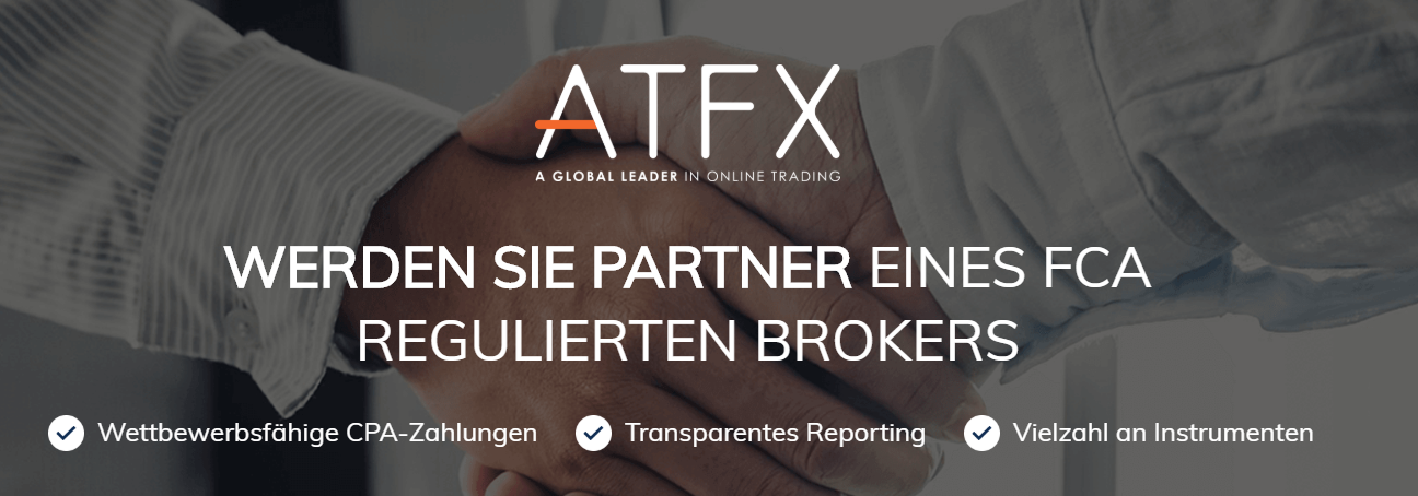 Werden auch Sie Partner von ATFX, eines FCA regulierten Brokers