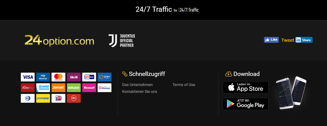 Der Support und Zahlungsmöglichkeiten von 24option in unseren Erfahrungen