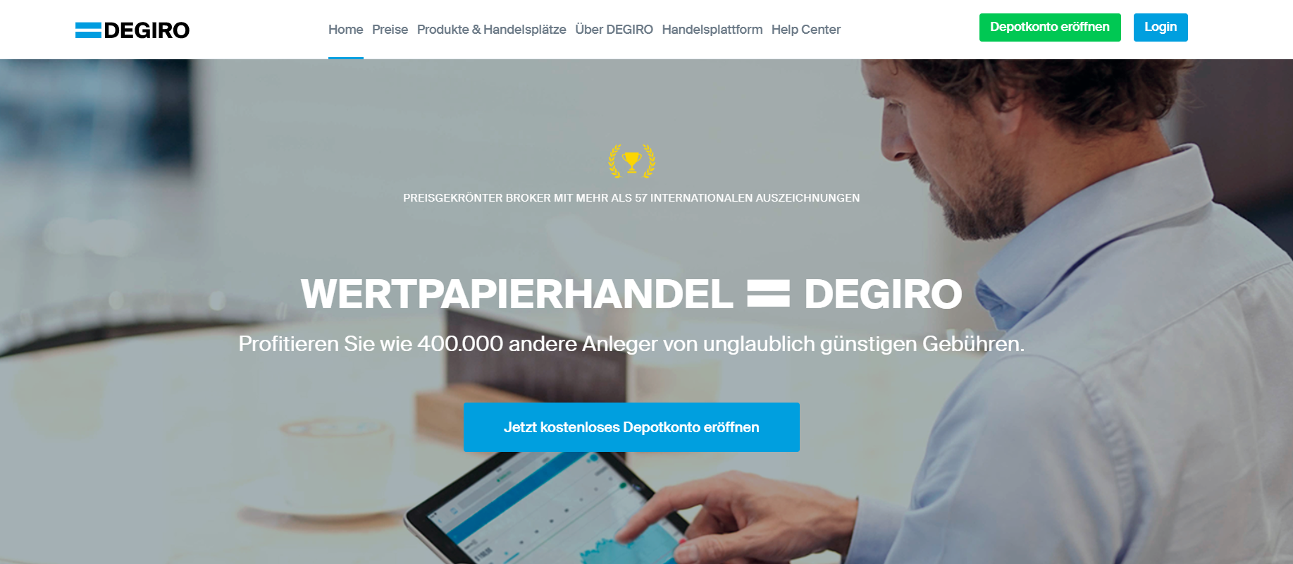 DeGiro Musterdepot Test