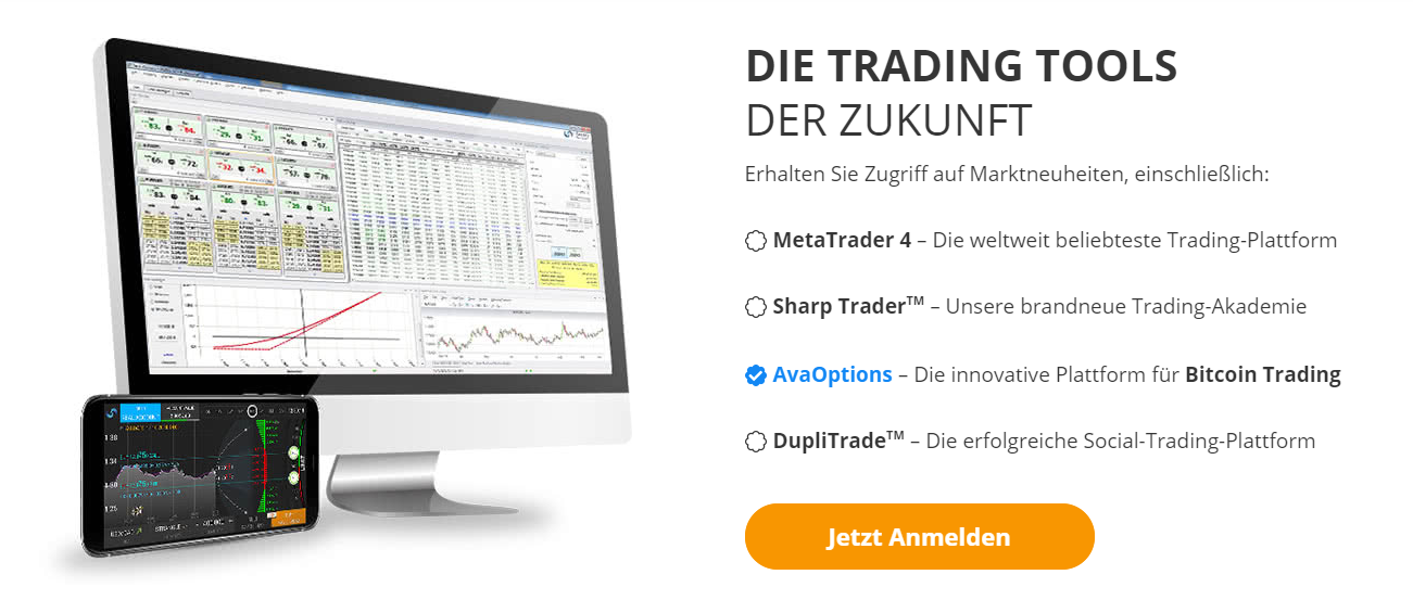 AvaTrade Handelsplattform