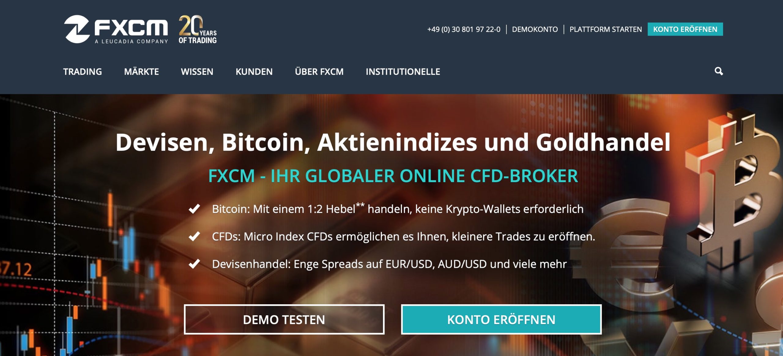 FXCM Demokonto 2021 » Handel mit Demo-Account ohne Risiko ...